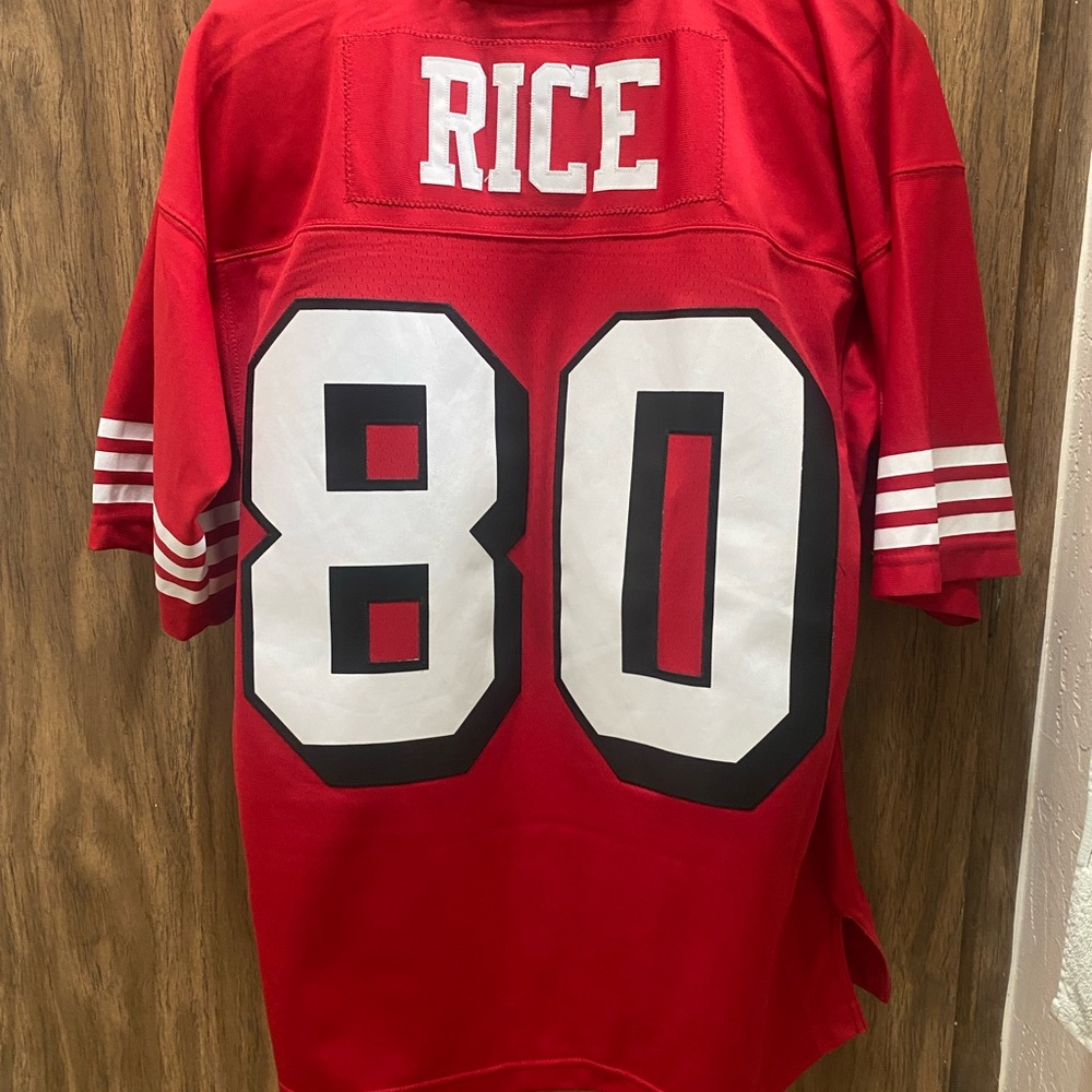 San Francisco 49ers Jersey #80 Jerry Rice 1994 Throwback Mitchell & Ness 44L